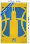 Trends International WNBA Chicago Sky - Logo 25 Wall Poster, 22.4L x 14.7W, Premium Unframed Version