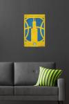 Trends International WNBA Chicago Sky - Logo 25 Wall Poster, 22.4L x 14.7W, Premium Unframed Version