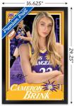 Trends International WNBA Los Angeles Sparks - Cameron Brink 24 Wall Poster, 22.4L x 14.7W, Black Framed Version