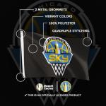 Desert Cactus Chicago Sky Flag Team WNBA 100% Polyester Indoor Outdoor 3x5 feet Flag (Black)
