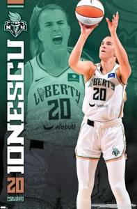 Trends International WNBA New York Liberty - Sabrina Ionescu 24 Wall Poster, 19L x 13W, Premium Unframed Version