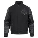 Pro Standard MENS WNBA CONNECTICUT SUN CLASSIC 3BK VARSITY JACKET JET BLACK XL