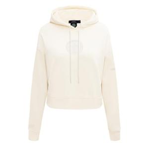 Pro Standard WOMENS WNBA CHICAGO SKY NEUTRAL CROPPED PULLOVER HOODIE EGGSHELL XL
