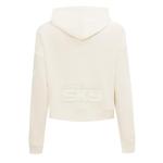 Pro Standard WOMENS WNBA CHICAGO SKY NEUTRAL CROPPED PULLOVER HOODIE EGGSHELL XL