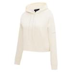 Pro Standard WOMENS WNBA CHICAGO SKY NEUTRAL CROPPED PULLOVER HOODIE EGGSHELL XL