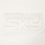 Pro Standard WOMENS WNBA CHICAGO SKY NEUTRAL CROPPED PULLOVER HOODIE EGGSHELL XL