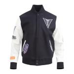 Pro Standard MENS WNBA GOLDEN STATE VALKYRIES CLASSIC CHENILLE VARSITY JACKET BLACK/WHITE M60030 L
