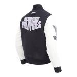 Pro Standard MENS WNBA GOLDEN STATE VALKYRIES CLASSIC CHENILLE VARSITY JACKET BLACK/WHITE M60030 L