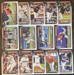 2024 Series 2 Team Set Topps 14 Cards Arizona Diamondbacks