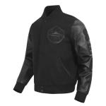 Pro Standard MENS WNBA SEATTLE STORM CLASSIC 3BK VARSITY JACKET JET BLACK S