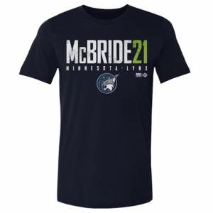 500 LEVEL Kayla McBride Minnesota Lynx Shirt - Kayla McBride Minnesota Lynx Elite WHT (True Navy, Large)