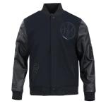 Pro Standard MENS WNBA CHICAGO SKY CLASSIC 3BK VARSITY JACKET JET BLACK XL