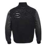 Pro Standard MENS WNBA CHICAGO SKY CLASSIC 3BK VARSITY JACKET JET BLACK XL