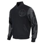 Pro Standard MENS WNBA CHICAGO SKY CLASSIC 3BK VARSITY JACKET JET BLACK XL