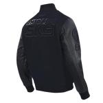 Pro Standard MENS WNBA CHICAGO SKY CLASSIC 3BK VARSITY JACKET JET BLACK XL