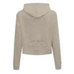 Pro Standard WOMENS WNBA LAS VEGAS ACES NEUTRAL CROPPED PULLOVER HOODIE TAUPE M