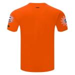 Pro Standard Mens WNBA Connecticut Sun Classic Chenille Short Sleeve Tee Orange 3XL