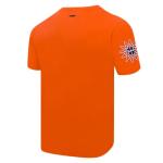 Pro Standard Mens WNBA Connecticut Sun Classic Chenille Short Sleeve Tee Orange 3XL