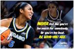 Vincit Veritas Angel Reese Motivational Poster Quote Inspirational Quotes Classroom Posters Books Documentary Basketball Pro Legend Merch WNBA Chicago Sky's Jersey Apparel Star Athlete Autograph P150