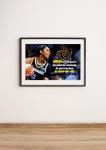 Vincit Veritas Angel Reese Motivational Poster Quote Inspirational Quotes Classroom Posters Books Documentary Basketball Pro Legend Merch WNBA Chicago Sky's Jersey Apparel Star Athlete Autograph P150