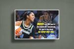 Vincit Veritas Angel Reese Motivational Poster Quote Inspirational Quotes Classroom Posters Books Documentary Basketball Pro Legend Merch WNBA Chicago Sky's Jersey Apparel Star Athlete Autograph P150