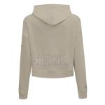 Pro Standard WOMENS WNBA WASHINGTON MYSTICS NEUTRAL CROPPED PULLOVER HOODIE TAUPE L
