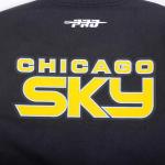 Pro Standard MENS WNBA CHICAGO SKY CLASSIC CHENILLE VARSITY JACKET BLACK/WHITE M60030 XL