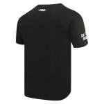 Pro Standard Mens WNBA Los Angeles Sparks Classic Chenille Short Sleeve Tee Black 3XL