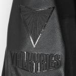 Pro Standard MENS WNBA GOLDEN STATE VALKYRIES CLASSIC 3BK VARSITY JACKET JET BLACK 3XL