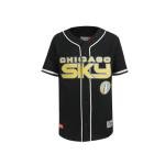 Pro Standard Big Boys WNBA Chicago Sky MESH Button Down MESH TOP Black M