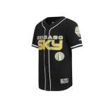 Pro Standard Big Boys WNBA Chicago Sky MESH Button Down MESH TOP Black M