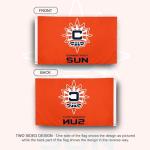 Desert Cactus Connecticut Sun Flag Team WNBA 100% Polyester Indoor Outdoor 3x5 feet Flags (Orange)