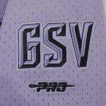 Pro Standard Big Boys WNBA Golden State Valkyries MESH Button Down MESH TOP Lilac M