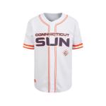 Pro Standard Big Boys WNBA Connecticut Sun MESH Button Down MESH TOP White/Orange M