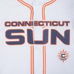 Pro Standard Big Boys WNBA Connecticut Sun MESH Button Down MESH TOP White/Orange M