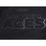 Pro Standard MENS WNBA LAS VEGAS ACES CLASSIC 3BK VARSITY JACKET JET BLACK M