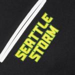 Pro Standard MENS WNBA SEATTLE STORM CLASSIC CHENILLE VARSITY JACKET BLACK/WHITE M60030 M