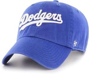 47 MLB Unisex-Adult Script Logo Clean Up Adjustable Hat Cap One Size (US, Alpha, One Size, Los Angeles Dodgers Blue)