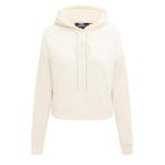 Pro Standard WOMENS WNBA CONNECTICUT SUN NEUTRAL CROPPED PULLOVER HOODIE EGGSHELL L