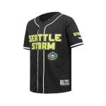 Pro Standard Big Boys WNBA Seattle Storm MESH Button Down MESH TOP Black L