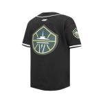 Pro Standard Big Boys WNBA Seattle Storm MESH Button Down MESH TOP Black L