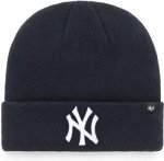 '47 MLB Unisex-Adult Primary Logo Cuffed Knit Primary Logo Team Color Beanie Hat Cold Weather Hat, One Size (New York Yankees Navy)
