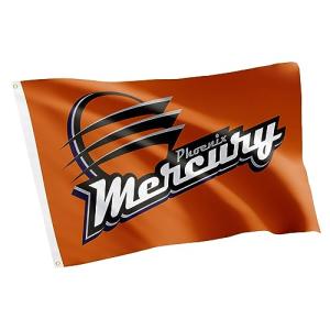 Desert Cactus Phoenix Mercury Flag Team WNBA 100% Polyester Indoor Outdoor 3x5 feet Flags (Orange)