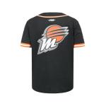 Pro Standard Big Boys WNBA Phoenix Mercury MESH Button Down MESH TOP Black/Orange L