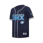 Pro Standard Big Boys WNBA Minnesota Lynx MESH Button Down MESH TOP Midnight Navy M
