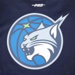 Pro Standard Big Boys WNBA Minnesota Lynx MESH Button Down MESH TOP Midnight Navy M