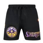 Pro Standard Mens WNBA Los Angeles Sparks MESH MESH Short Black M