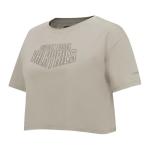 Pro Standard Womens WNBA Golden State Valkyries Neutral Short Sleeve Boxy Tee Taupe S