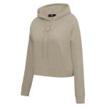 Pro Standard WOMENS WNBA NEW YORK LIBERTY NEUTRAL CROPPED PULLOVER HOODIE TAUPE XS