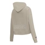 Pro Standard WOMENS WNBA NEW YORK LIBERTY NEUTRAL CROPPED PULLOVER HOODIE TAUPE XS